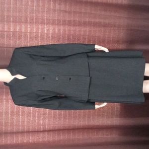 Kasper 12P Black pin stripe skirt suit